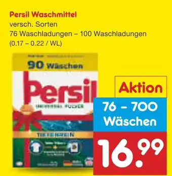 Netto Marken-Discount Persil waschmittel Angebot