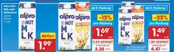 Netto Marken-Discount Alpro not milk oder haferdrink Angebot
