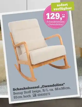 Höffner Schaukelsessel gwendolina Angebot