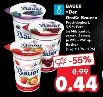 Kaufland Bauer der große bauer fruchtjoghurt Angebot