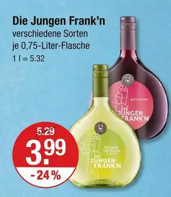 V Markt Die jungen frank’n rotwein Angebot