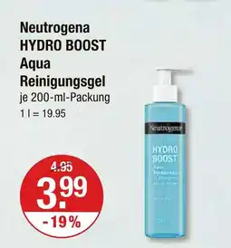 V Markt Neutrogena hydro boost aqua reinigungsgel Angebot