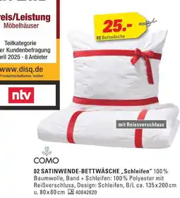 Höffner Como satinwende-bettwäsche 'schleifen' Angebot