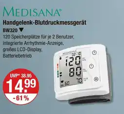 V Markt Medisana handgelenk-blutdruckmessgerät bw320 Angebot