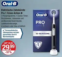 V Markt Oral-b elektrische zahnbürste pro 1 cross action Angebot