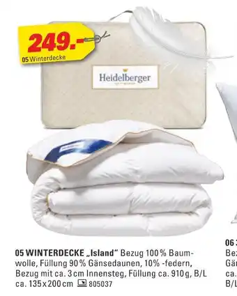 Höffner Heidelberger winterdecke island Angebot