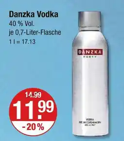 V Markt Danzka vodka Angebot