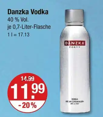 V Markt Danzka vodka Angebot