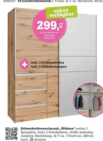 Höffner Schwebetürenschrank widnes Angebot