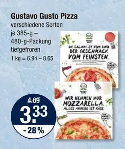 V Markt Gustavo gusto pizza Angebot