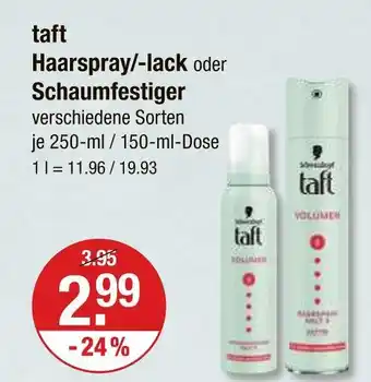 V Markt Schwarzkopf taft haarspray/-lack Angebot