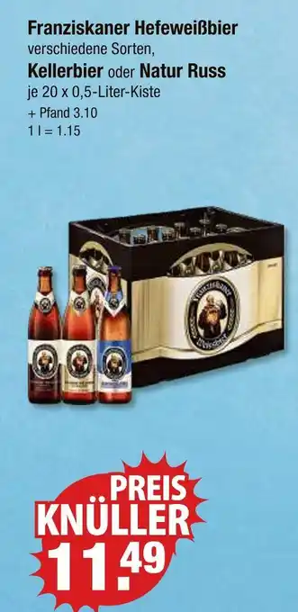 V Markt Franziskaner hefeweißbier kellerbier Angebot