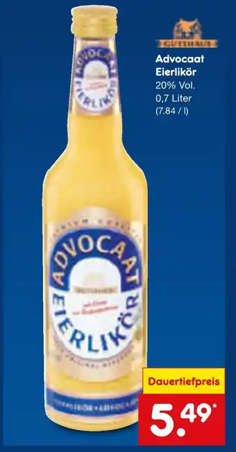 Netto Marken-Discount Advocaat eierlikör Angebot