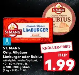 Kaufland St. mang orig. allgäuer limburger Angebot