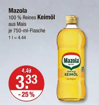 V Markt Mazola keimöl Angebot