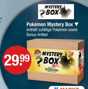 V Markt Pokémon mystery box Angebot