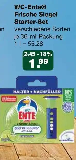 V Markt Wc-ente frische siegel starter-set Angebot