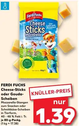 Kaufland Ferdi fuchs cheese-sticks mozzarella Angebot