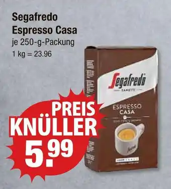 V Markt Segafredo espresso casa Angebot