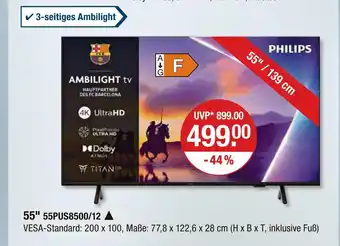 V Markt Philips 55pus8500/12 Angebot