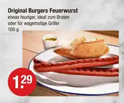 V Markt Original burgers feuerwurst Angebot
