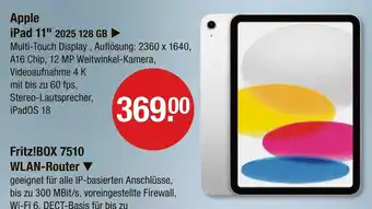V Markt Apple ipad 11 2025 128 gb Angebot