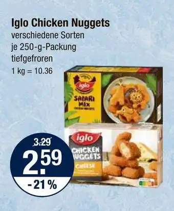 V Markt Iglo chicken nuggets Angebot
