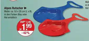 V Markt Alpen rutscher blau Angebot