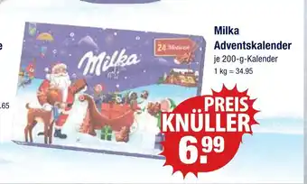 V Markt Milka adventskalender Angebot