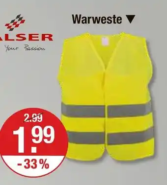 V Markt Walser warnweste Angebot