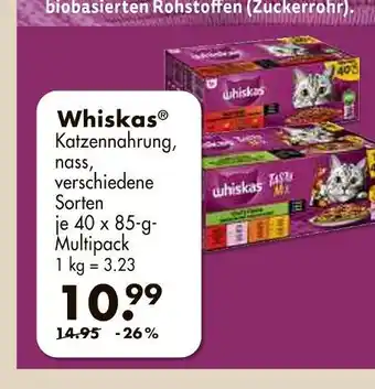 V Markt Whiskas katzennahrung, nass Angebot