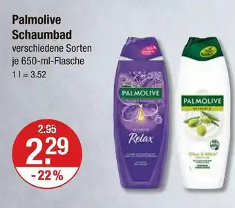 V Markt Palmolive schaumbad relax Angebot