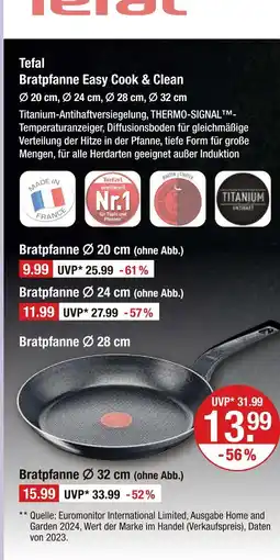 V Markt Tefal bratpfanne easy cook & clean Angebot
