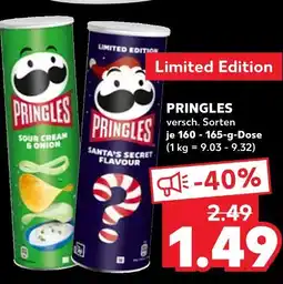 Kaufland Pringles sour cream & onion Angebot
