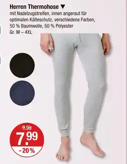 V Markt Herren thermohose Angebot