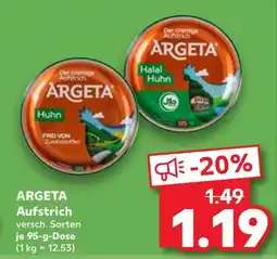 Kaufland Argeta aufstrich huhn Angebot