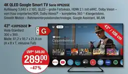 V Markt 4k qled google smart tv serie hp6265e Angebot
