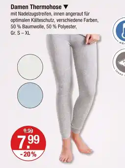 V Markt Damen thermohose Angebot