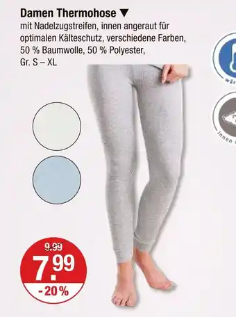 V Markt Damen thermohose Angebot