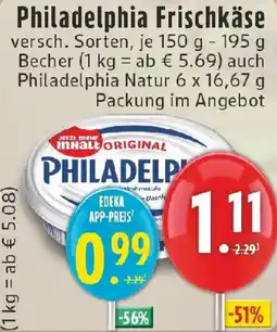 Edeka Philadelphia Frischkäse Angebot