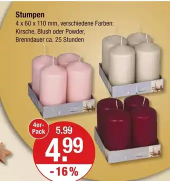 V Markt Stumpen Angebot