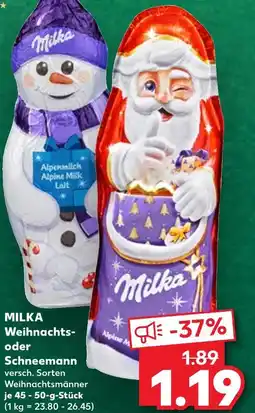 Kaufland Milka weihnachtsmann Angebot