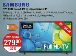 V Markt Samsung 32 fhd smart tv gu32f6009fuxzg Angebot