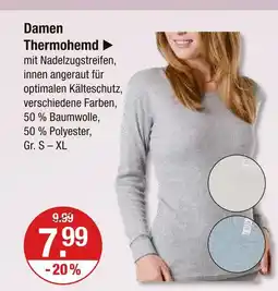 V Markt Damen thermohemd Angebot