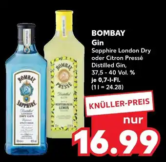 Kaufland Bombay sapphire london dry Angebot