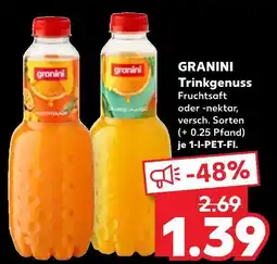 Kaufland Granini trinkgenuss fruchtsaft Angebot