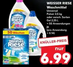 Kaufland Weisser riese waschmittel universal pulver Angebot