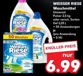 Kaufland Weisser riese waschmittel universal pulver Angebot