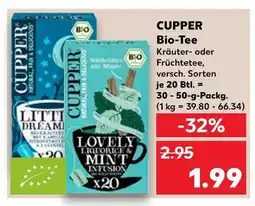 Kaufland Cupper bio-tee lovely liquorice & mint infusion Angebot