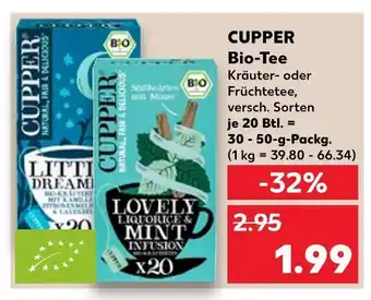 Kaufland Cupper bio-tee lovely liquorice & mint infusion Angebot
